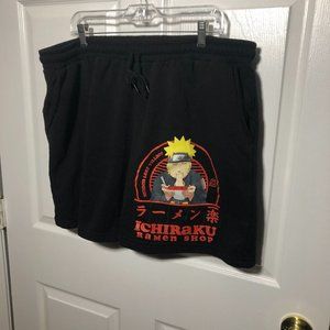 Naruto men Shippuden Collection black Shorts, 2XL